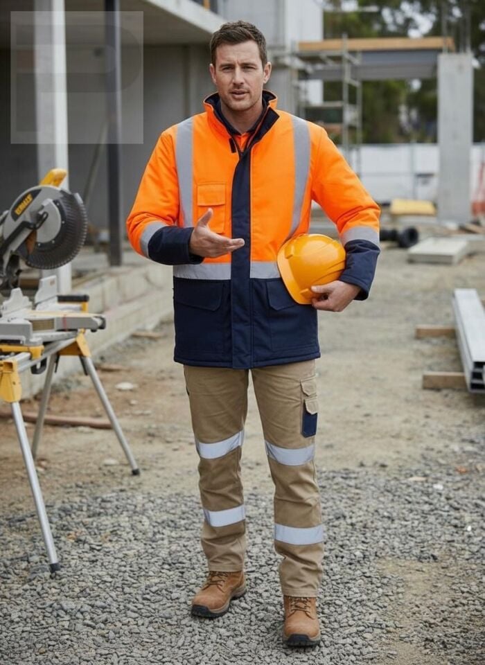 PROWESS 0913 ECO TURUNCU LACİVERT REFLEKTÖRLÜ KABAN