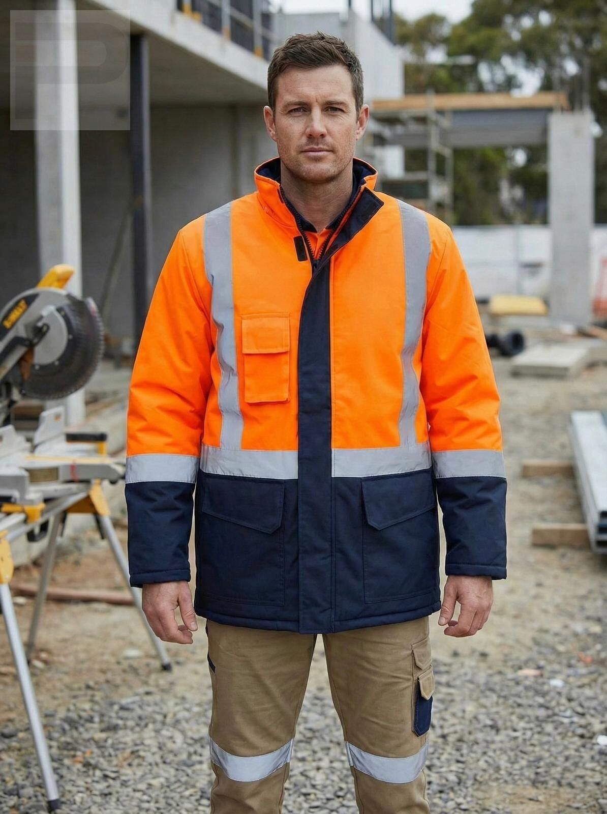 PROWESS 0913 ECO TURUNCU LACİVERT REFLEKTÖRLÜ KABAN