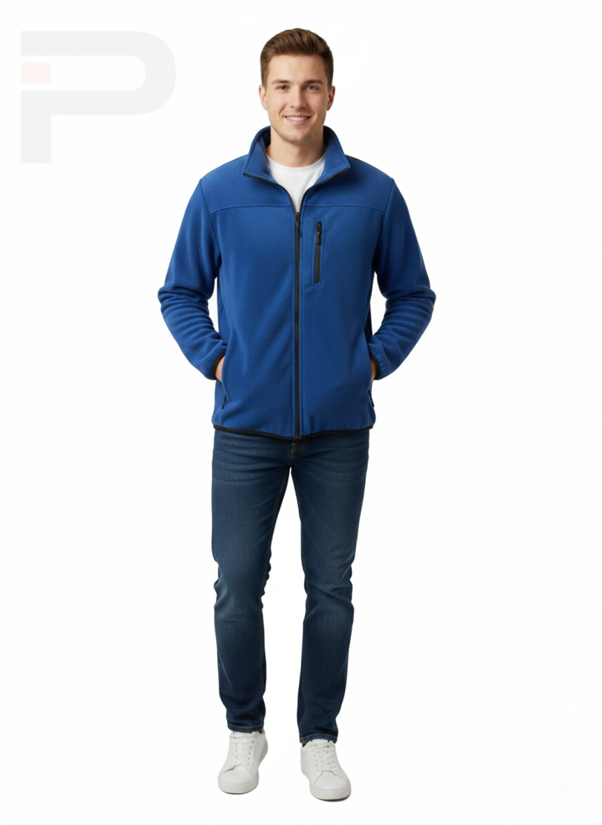 PROWESS 1507 SAKS MAVİ POLAR 3 CEPLİ 280 GR