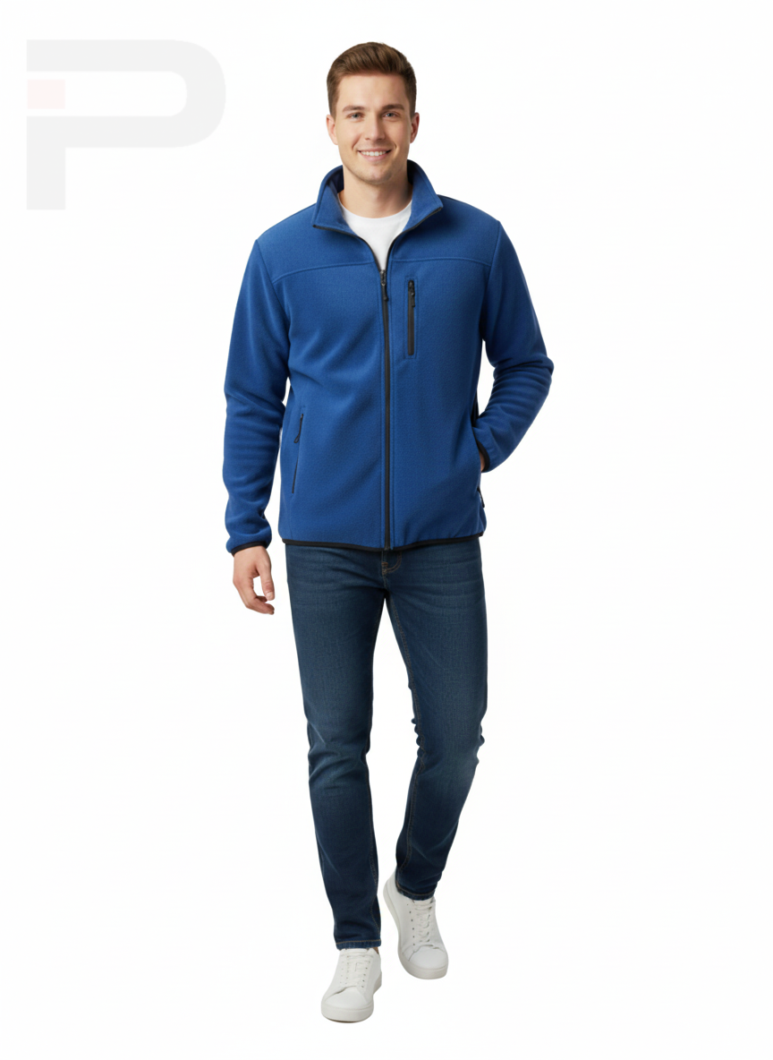 PROWESS 1507 SAKS MAVİ POLAR 3 CEPLİ 280 GR